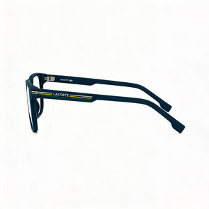 Lacoste L2887 Rectangle Eyeglasses for Men — front view, Injected