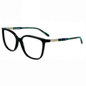 Lacoste L2892 47957 Black Square Eyeglasses for Women, Acetate frame