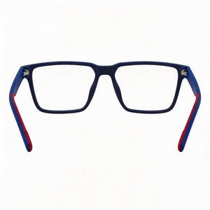 Lacoste L2924 Rectangle Eyeglasses for Men — interior view, Polycarbonate demo lenses