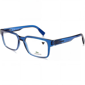 Lacoste L2928 Blue Rectangle Eyeglasses Unisex frame