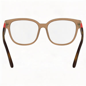 Lacoste L2953 Square Eyeglasses Unisex — interior view, Polycarbonate demo lenses