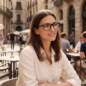 Lacoste L2959 Black Eyeglasses Unisex — lifestyle wear, office and reading