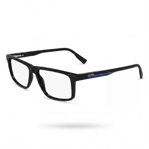 Lacoste L2959 N Black Rectangle Eyeglasses for Men, Plastic frame