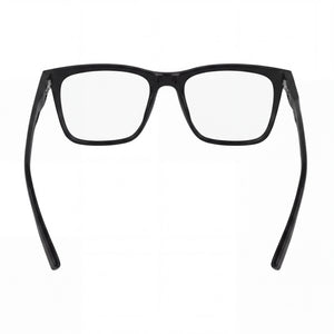 Lacoste L2960 N Rectangle Eyeglasses Men — side view, Black Plastic temples