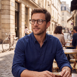 Lacoste L2966 Havana Eyeglasses Men — lifestyle wear, evening writing and late desk work