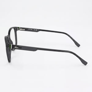 Lacoste L2975 N Square Eyeglasses for Men — front view, Plastic