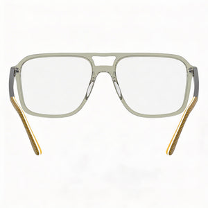 Lacoste L2991 Aviator Eyeglasses for Unisex — front view, Acetate