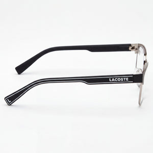 Lacoste L3112 Rectangle Eyeglasses for Men — front view, Metal