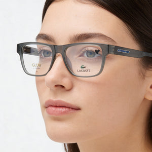 Lacoste L3655 Gray Eyeglasses Women — lifestyle wear, office and reading
