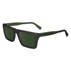 Lacoste L6009S Green Rectangle Sunglasses Unisex, Green lens