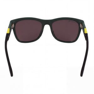Lacoste L6043s Rectangle Sunglasses Men — side view, Non-Polarized Grey lens