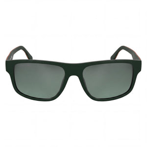 Lacoste L6057S Square Sunglasses for Men — front view, Plastic frame