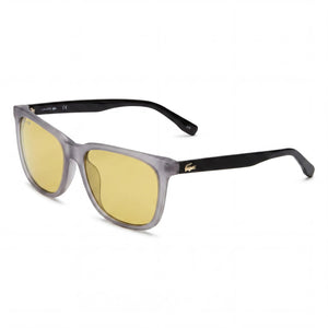 Lacoste L838SA Gray Square Sunglasses for Women, Grey lens