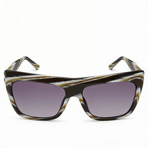 L.A.M.B. Rectangle Sunglasses for Women — front view, Acetate frame