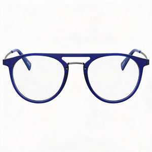 Levi's 103450 Round Eyeglasses Unisex — front view, Polyamide
