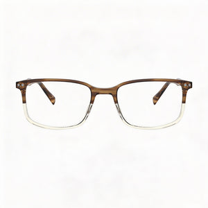 Levi's Rectangle Eyeglasses for Men — front view, Plastic