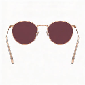 Levi's Round Sunglasses Men — side view, Non-Polarized Pink lens