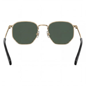 Levi's Square Sunglasses for Men — interior view, Clear Demo Lenses lens detail
