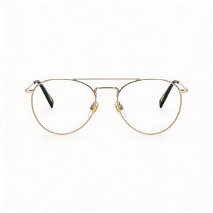 Levi's LV 1006 Aviator Eyeglasses Unisex — front view, Metal
