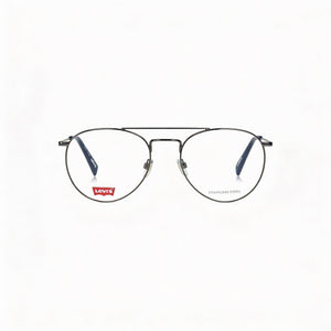 Levi's LV 1006 Round Eyeglasses Unisex — front view, Metal