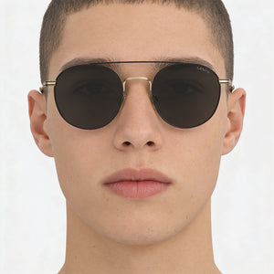 Levi's Lv 1013/S Round Sunglasses Unisex — interior view, Non-Polarized lens detail