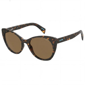 Levi's Lv 1015/S Havana Cat Eye Sunglasses for Women, Havana lens