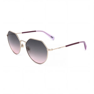Levi's LV 1020/S Gold Round Sunglasses Unisex, Gold lens
