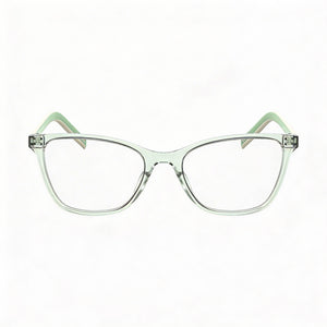 Levi's Lv 1022 Rectangle Eyeglasses for Women — front view, Plastic