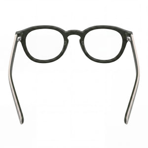 Levi's Lv 1029 Oval Eyeglasses Unisex — side view, Green Plastic temples