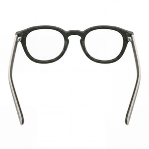 Levi's Lv 1029 Round Eyeglasses Unisex — side view, Green Plastic temples