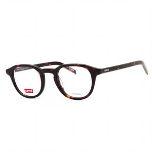 Levi's Lv 1029 Havana Rectangle Eyeglasses for Men, Acetate frame