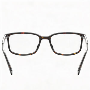 Levi's LV 5019 086 54 Rectangle Eyeglasses Men — side view, Havana temples
