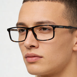 Levi’s LV 5020 Dark Havana Eyeglasses Men — lifestyle wear, fashion-forward daily accessory