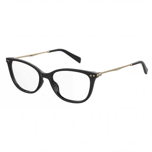 Levi's LV 5021 807 51 Black Square Eyeglasses for Women frame