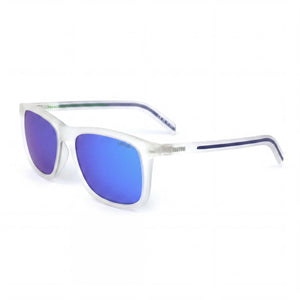 Levi's LV 5025/S White Square Sunglasses for Women, Grey lens