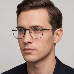 Levi's LV 7048/F/LEV Black Eyeglasses Men — lifestyle wear, office and reading