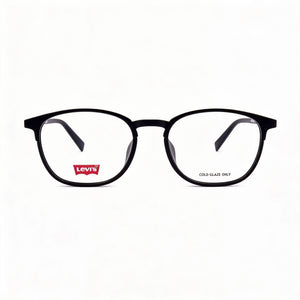 Levi’s Lv 7058/F/Lev Square Eyeglasses for Men — front view, 19mm bridge