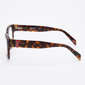Levi's LV1047 Square Eyeglasses for Women — front view, Injected