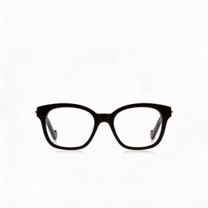 Liu Jo LJ2617 001 49 Square Eyeglasses Unisex — side view, Black Plastic temples