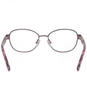 Liz Claiborne 613 Oval Eyeglasses for Men — front view, Metal