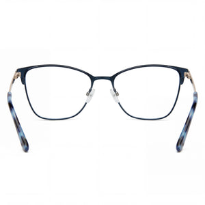 Liz Claiborne Classic Square Eyeglasses for Women — front view, Metal