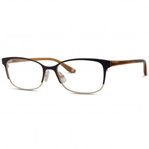 Liz Claiborne L 644 Black Rectangle Eyeglasses for Men, Plastic frame