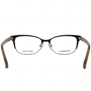 Liz Claiborne L 644 Rectangle Eyeglasses for Men — front view, Plastic