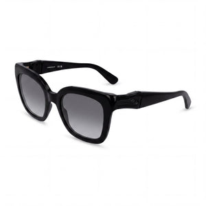 Longchamp LO 793 S 001 Black Rectangle Sunglasses for Women, Multicolor lens