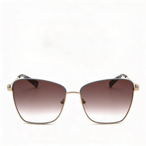 Longchamp LO153S Square Sunglasses for Women — front view, Metal frame