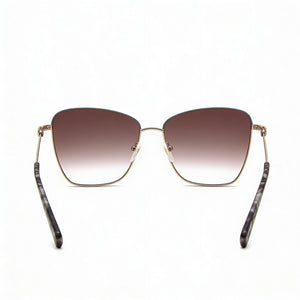 Longchamp LO153S Square Sunglasses Women — side view, Non-Polarized Brown Gradient lens