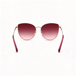 Longchamp LO158S Cat Eye Sunglasses for Women — interior view, Non-Polarized lens detail