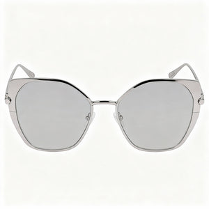 Longchamp LO175S Square Sunglasses for Women — front view, Metal frame