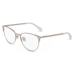 Longchamp Lo2120 Gold Rectangle Eyeglasses for Women, Polycarbonate lenses