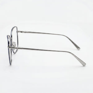 Longchamp LO2159 Square Eyeglasses for Men — front view, Metal